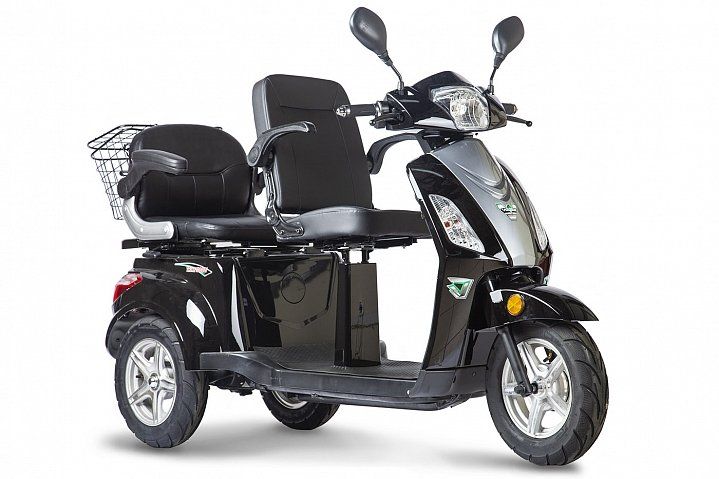 Электроскутер VOLTECO TRIKE L NEW 1000W 60V/20A двухместный